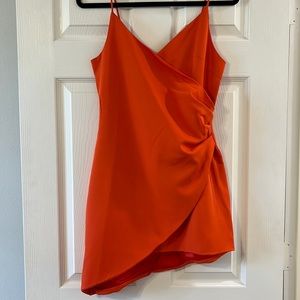 NWT Club London coral fitted mini dress